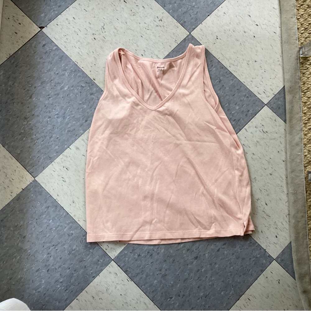 Madewell Whisper Cotton V-Neck Tank